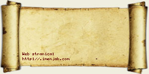 Dina Večanski vizit kartica